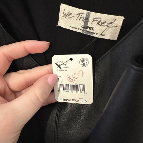 Free People Mini Leather Dress - Picture 5 of 7